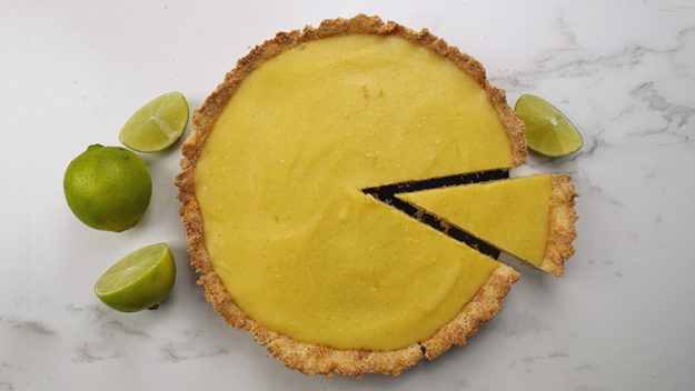 Coconut and Lime Protein Tart